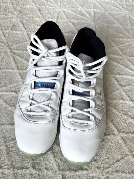 Nike Air Jordan 11 Retro Legend Blue 2014 White Blue Size 14 378037-117 main image 7